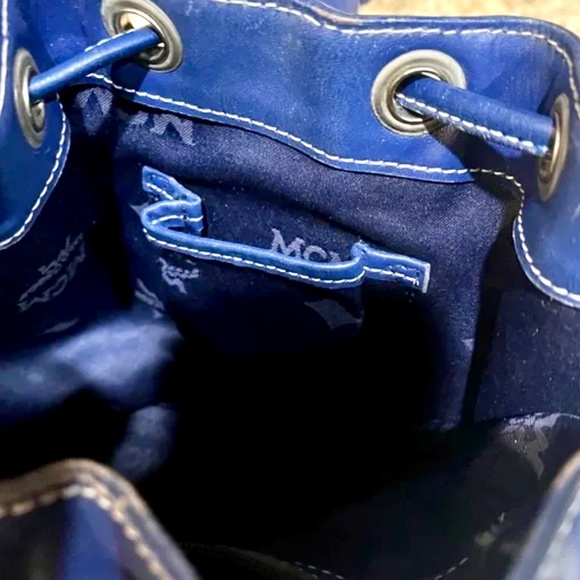 MCM EUC bucket crossbody 🎁 - Picture 11 of 12